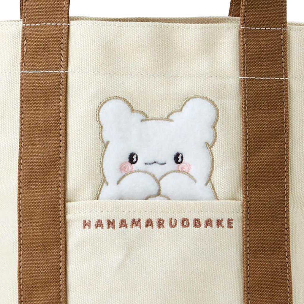 Sanrio Handbag with Hanamaru Ghost Width 31 X Depth 13 X Height 22 Cm Polyester Cotton 930962 (Always Me!) Approx.