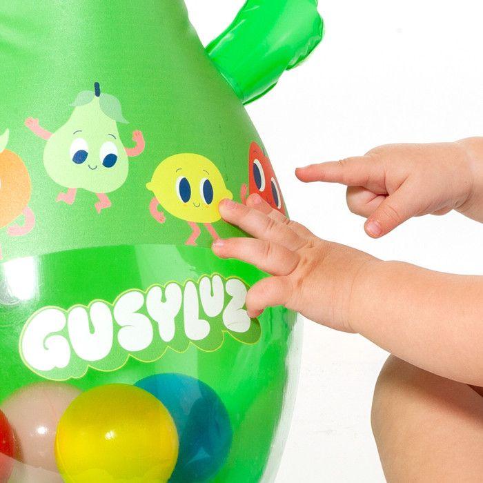 Poupée Gonflable - Gusy Luz - 42x21 cm - Couleurs Vives - Stimule la Coordination