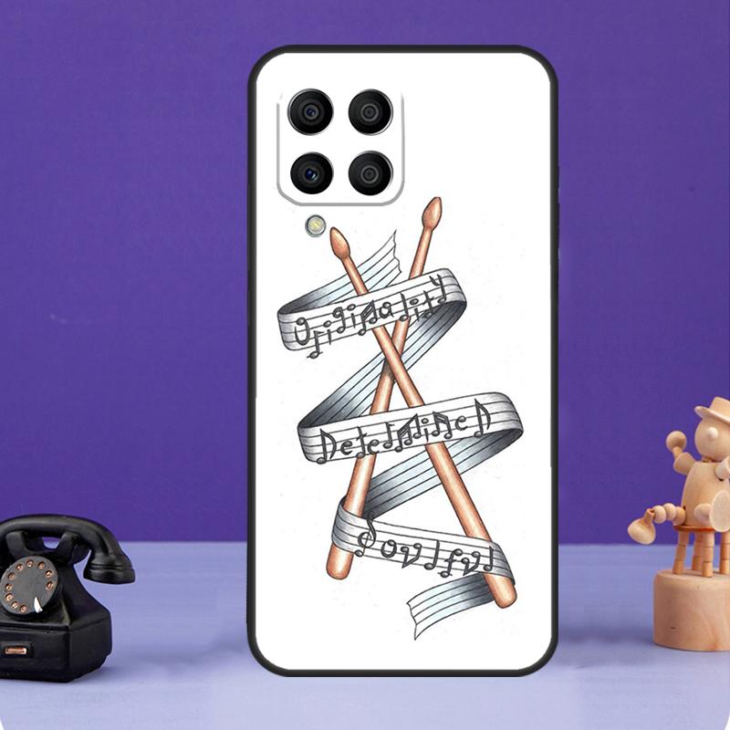 Кейс для музыкального инструмента Барабан Для Samsung Galaxy M55 M35 M15 M56 M36 M16 M06 M31 M13 M33 M53 M12 M32 M52 M14 M34 M54