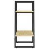 Bookshelf 2 Shelves 40 x 30 x 70 cm Solid Pine Wood