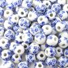 100pcs 100PCS Ceramic Beads Porcelain Spacer Beads Handmade Loose Beads  Jewelry Making