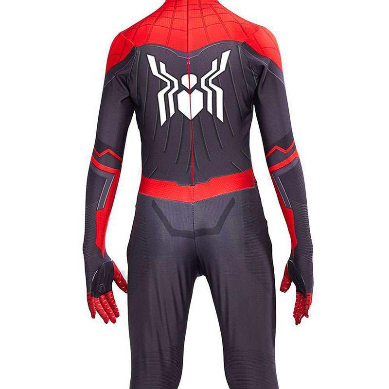 High Quality Spidermans Costume Fancy Dress Adult And Children Halloween Costume Red Black Spandex Cosplay Clothing