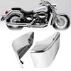 Для Honda 1997-2003 1998 1999 2000 Shadow ACE VT400 VT750 VT 400 750 Мотоцикла Черный Хром Боковые Крышки Панели Аккумулятора Заглушка