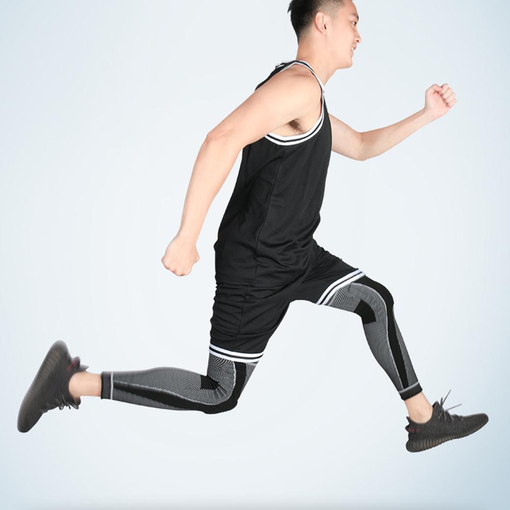 1 шт. Длинный компрессионный рукав для колена для женщин и мужчин, полный бандаж для колена, стабилизирующий коленный сустав