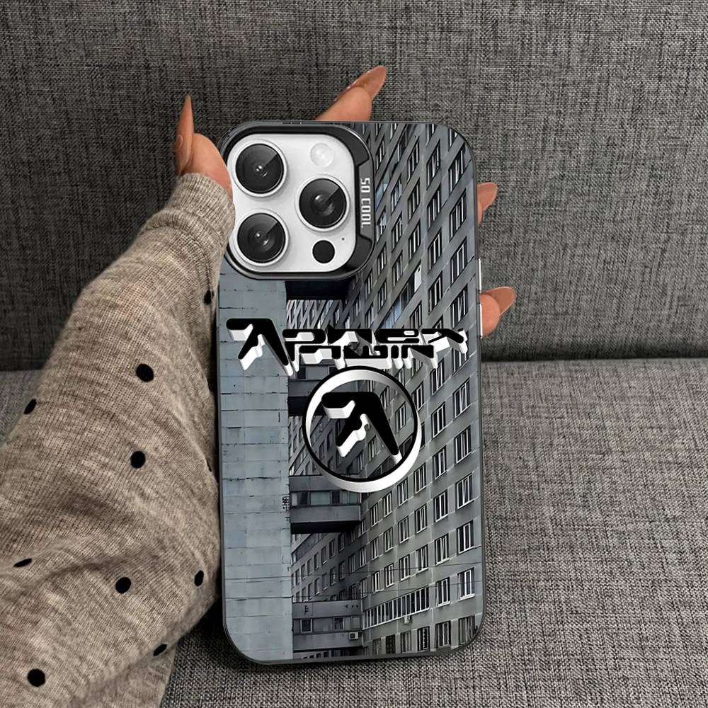 Музыкальная группа A-Aphex T-Twin Для IPhone 17 16 15 14 13 12 11 Pro Max Plus Цветной Ударопрочный Задний Чехол для Телефона