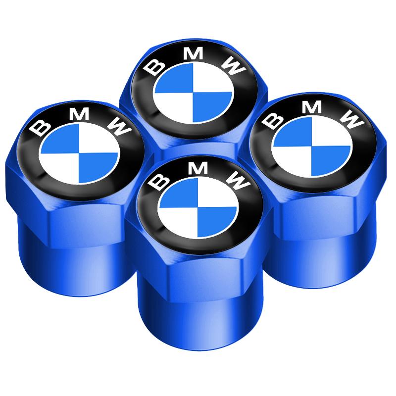 For BMW M X1 X3 Q8868 4pcs Car Wheel Tire Valves Tyre Air Caps Case For BMW M Power Performance F10 F31 E36 E39 E87 E90 X5 Car interior stickers