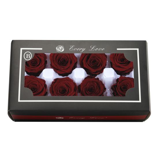 8 шт., вечные цветы розы, яркие цвета, естественный вид, вечное цветение, консервированный цветок ручной работы, украшение в виде розы