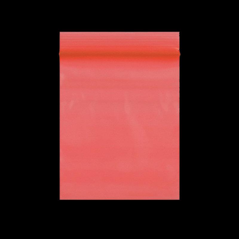 «Цветные пакеты для образцов игрушек с застежкой-молнией и красной печатью, дизайн с полупрозрачной костью»