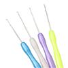 Конфетные цвета Крючок для вязания Пластиковый Микро крючок Инструменты для дредов Крючок Иглы для плетения