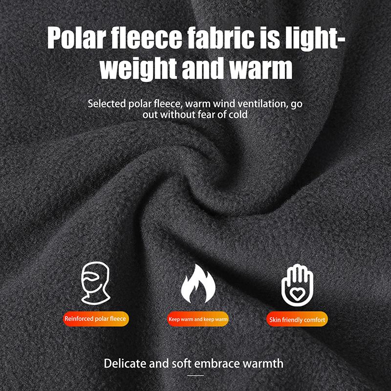 Зимняя теплая флисовая балаклава Polar Coral Fleece для мужчин, маска для лица, утеплитель для шеи, шапки, термочехол для головы, спортивная велосипедная лыжная маска, шарф
