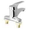 Bathroom Basin Faucet Bath Sink Faucet Hot And Cold Water Mixer Vanity Tap Deck Mounted Zinc Alloy Bathroom Washbasin Taps