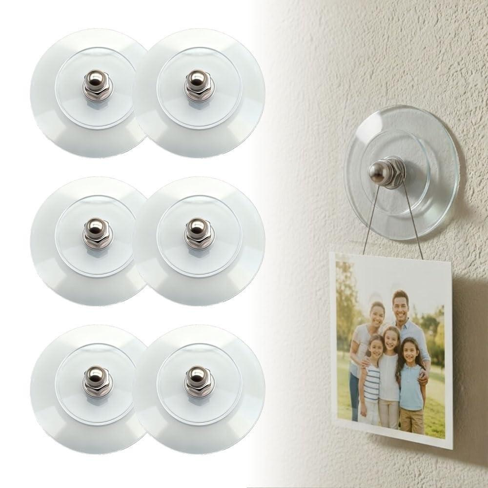 PVC Vacuum Hooks Reusable Adhesive Hooks New Suction Cups Hook Home