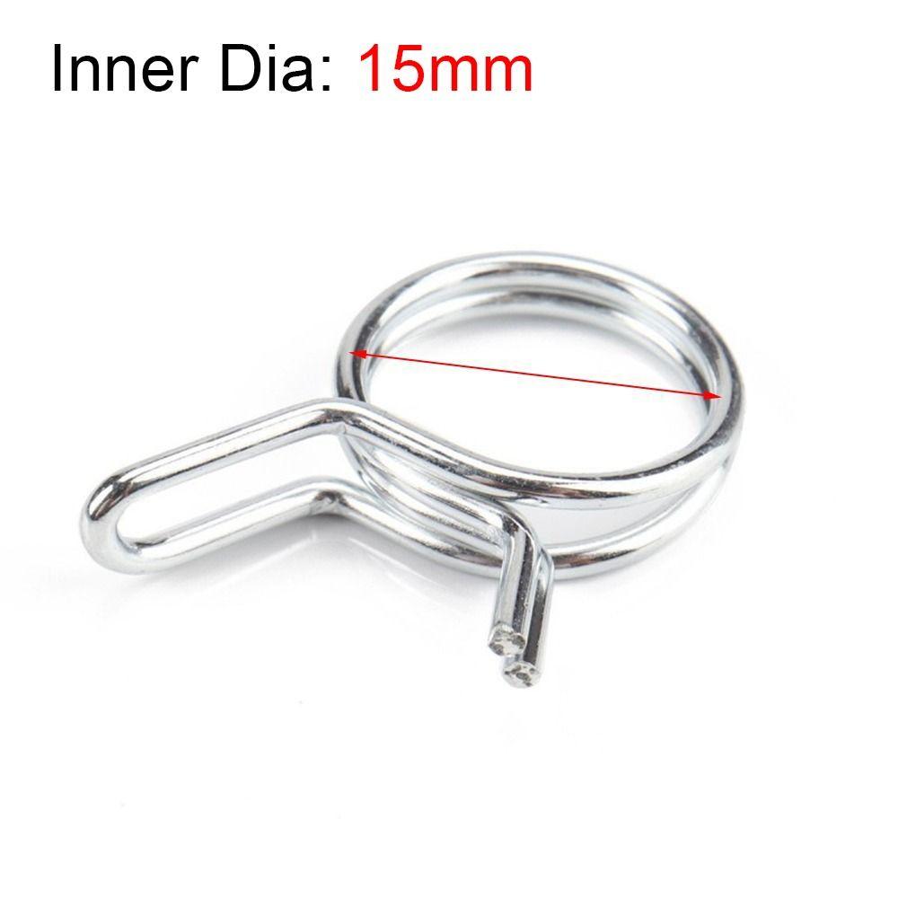 10Pcs/set Spring Clips Pipe Clips Fuel Line Tube Spring Clips Durable Hose Clamp  Motorcycle Scooter