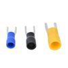 300 шт. SV1.25-4+SV2-4+SV5.5-4 Изолированные вилочные и кольцевые клеммы Черный Синий Желтый Практичный U-образный соединитель для проводов Spade U Connector