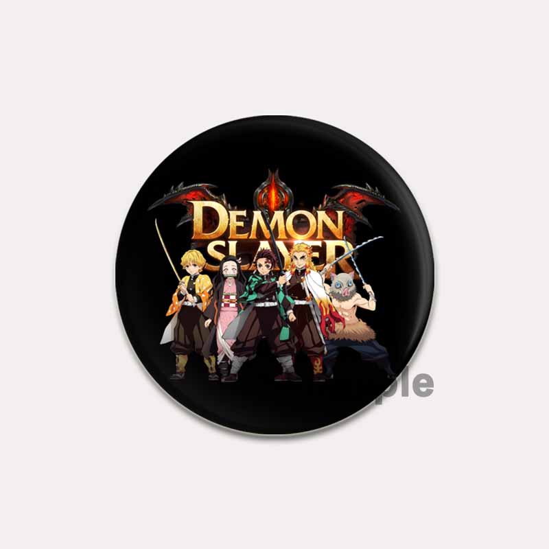 32/44/58 мм мультяшные броши ручной работы «Убийца демонов» Камадо Тандзиро/Хашибира Иносукэ, булавка Кочоу Синобу/Камадо Незуко Цуюри Канао, значок