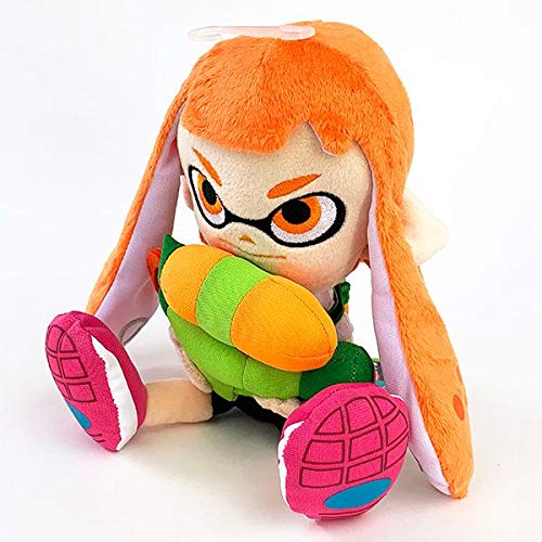 Sanei Boeki Splatoon ALL STAR COLLECTION Девочка А Мягкая игрушка SP01 (S) Ш9.5×Г9.5×В22см