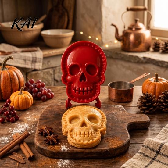Small Pie Molds for Parties Halloween Hand Mold, Skull Dough Press Cutter, Reusable Baking Tools Mini Mold Holiday Treats Pastry Supplies Party