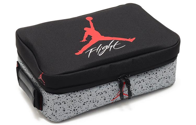 Jordan Polyurethane Shoe Box Bag, Handbag Regular Unisex Black 9B0388-KG5