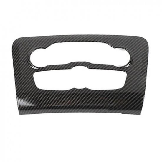 Carbon Fiber Air Conditioner Switch Panel Cover Trim for Dodge Charger 2015-