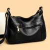 Сумка через плечо из натуральной кожи для женщин, большая вместимость, 100% кожаные сумки, сумка через плечо, женская модная сумка-тоут