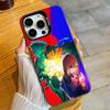 S-Снежное поле Война Аниме Fate-strangeS F-Поддельный Чехол для Телефона Для iPhone 16 17 15 14 12 13 Pro Max Черный Конфетный Матовый Ударопрочный Чехол