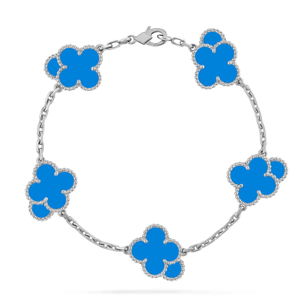 Trendy New Four-leaf Clover Bracelet Handwear Fashion Women's Five-flower Bracelet