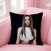 Popular fashion Chinese singer GGEM Cushion Cover Pillowcase Short Plush Invisible zipper Room Sofa Cushion Cover