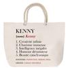 Sac de plage - PLANETEE - Kenny - Anse corde - Personnalisable - Coton