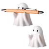 Office Desk Decoration Desktop Pencil Organizer Resin Stationery Stand Cute Ghost Pen Holder