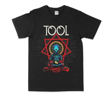 Группа инструментов Редкая винтажная футболка с логотипом Tour 2023 Rock Metal Black Us Tee Футболка унисекс