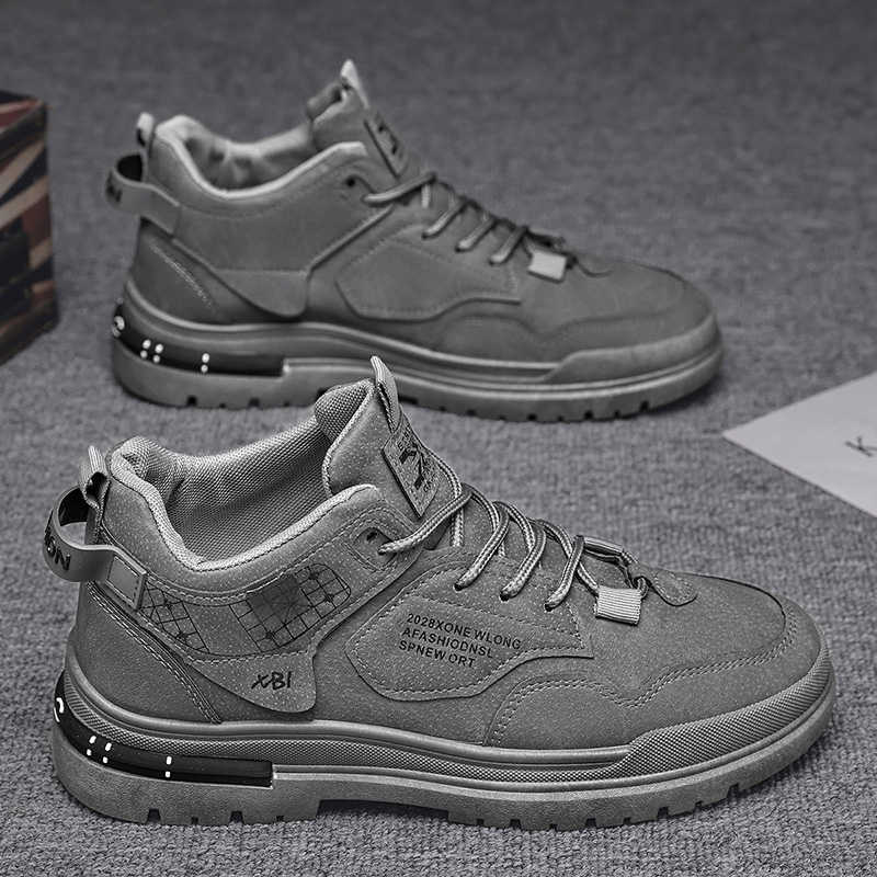 Fashion Synthetic Leather Demi-season Luxury Brand Sneakers Woman Boots Sneakers Spring Shoes Hiking Sports Trendy Cheapest