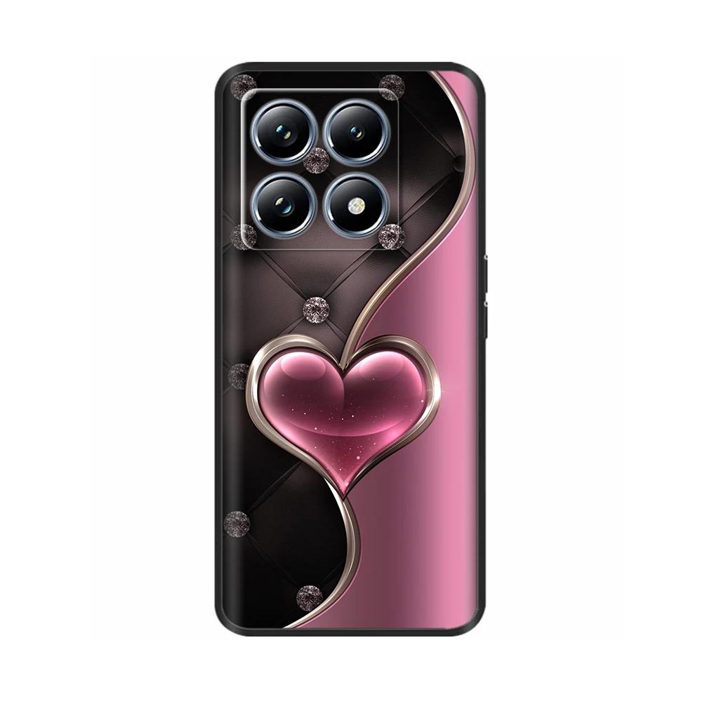 Для Xiaomi Mi 14T Pro Чехол Мягкий Жидкий Силикон Защита Задняя Крышка для Xiaomi 14T Pro Mi14T 5G Чехлы Расписные Мультяшные Фундас
