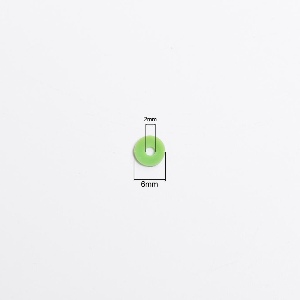 200 шт. Изготовление ювелирных изделий DIY ожерелье ручной работы соответствующего цвета плоские круглые прокладки бусины аксессуары полимерная глина материалы однотонный материал ручной работы