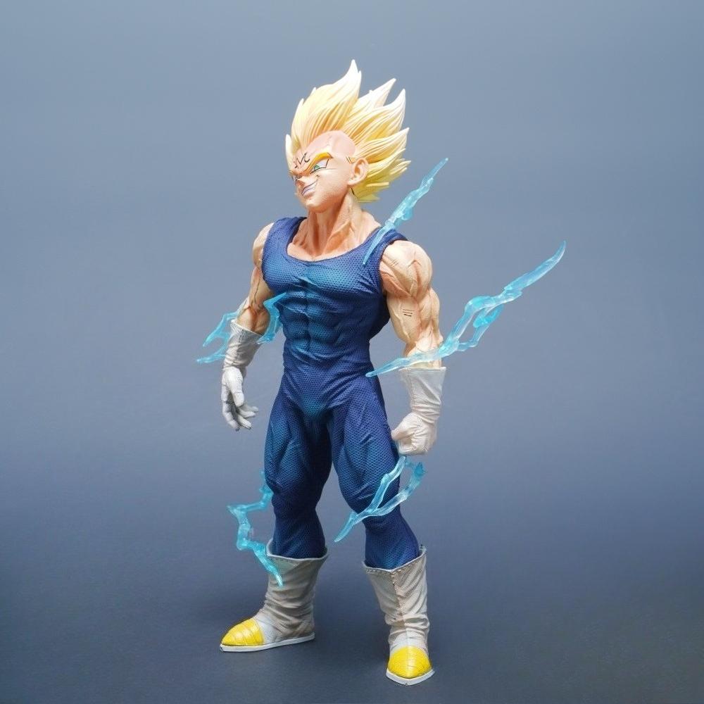 27cm/10.63in Anime Dragon Ball Figure Majin Vegeta Action Figures Pvc Statue Desktop Ornamen Collection Model Toys Gifts Round Sensory Compression