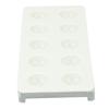 Ravioli Maker Press 10 Holes Iron ABS Durable Square Ravioli Maker for Home Dumpling Making Silver
