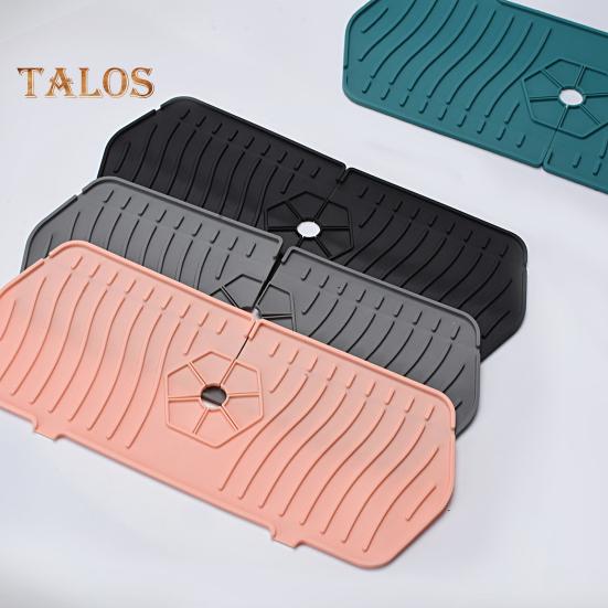 Коврик для смесителя для раковины Многоцелевой износостойкий силикон Отличная столешница для раковины Брызговик для крана Защита от капель для общежития