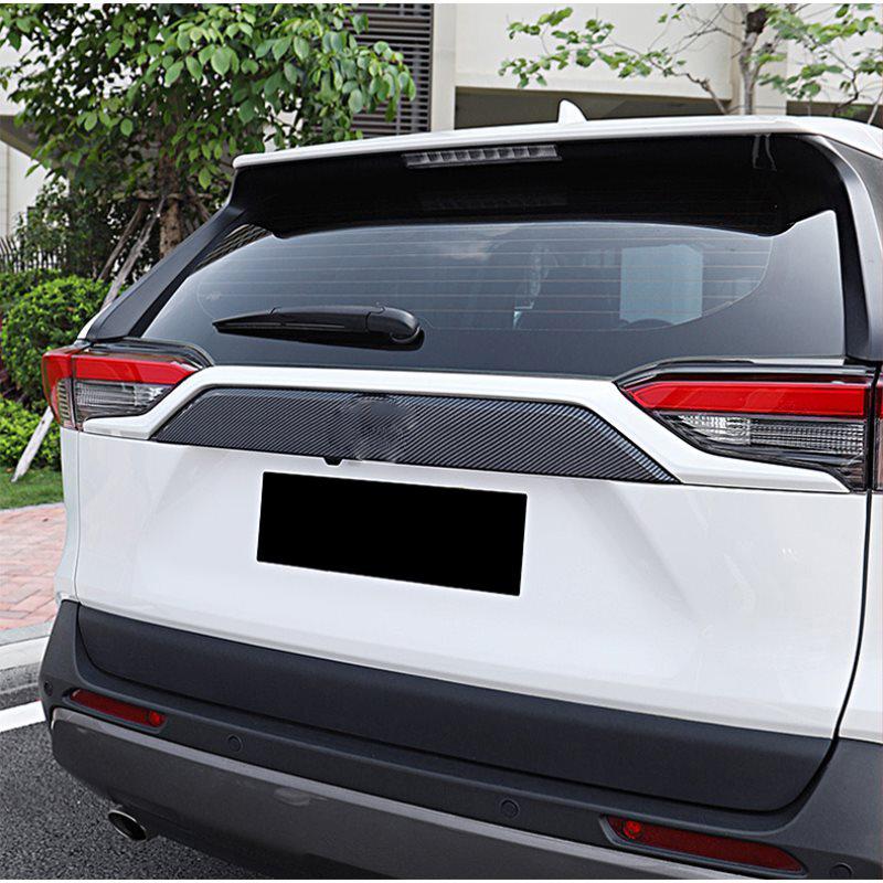 Для Toyota RAV4 RAV 4 XA50 - ABS Накладка-Защита от царапин на крышку багажника, Задняя дверь, Декоративная яркая полоса на номер