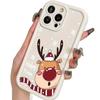 Рождественский Олень Толстый Чехол для iPhone 12/13/14/15 Pro/16 Pro Max/Apple 17
