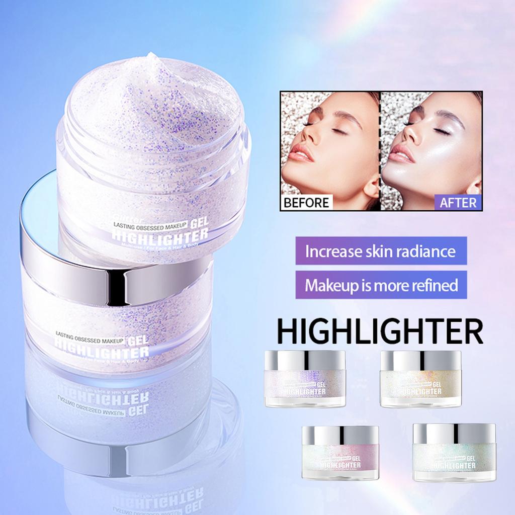 Цветной хайлайтер-гель усиливает макияж для хайлайтинга лица Гель 28 г