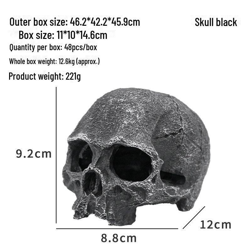 Популярная серия «Черепа» для террариума, украшение для змей и ящериц — декорации для аквариума и укрытия для домашних животных