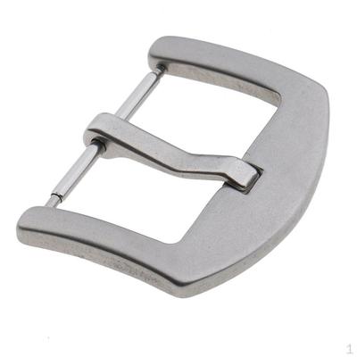 Пружинная пряжка из нержавеющей стали с матовой отделкой, 16–24 мм