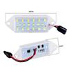 1Pair White Car LED Licence Plate Light 8341A099 For Mitsubishi Lancer 2003-2017