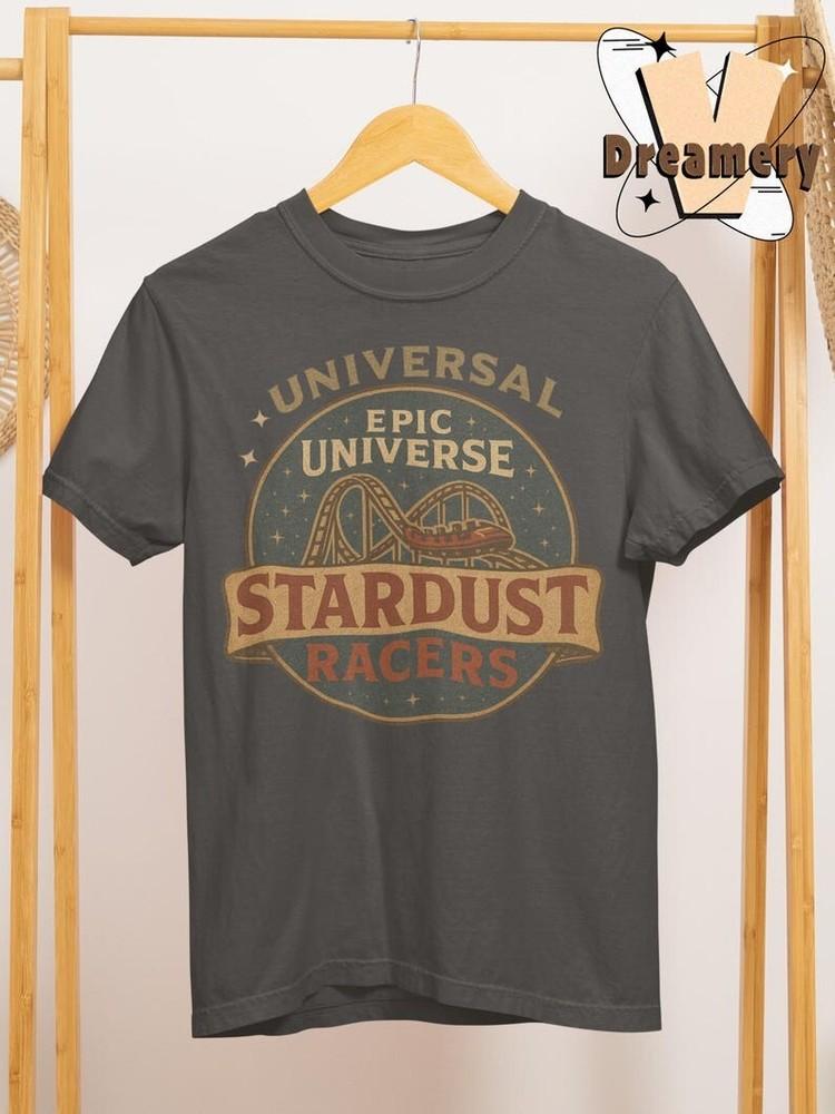 Universal Epic Universe Stardust Racers Vintage Shirt, Retro Theme Park Tee Unisex T-Shirt