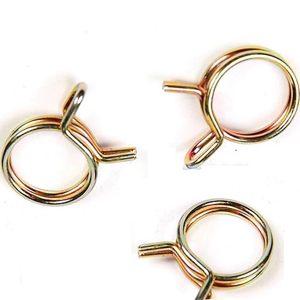 Zinc Plated M5-M14 Air Tubing Water Pipe Tubing Spring Clamps Fuel Line Hose Clips Hose Clamp