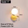 Indoor LED Wall Lights for Bedside Bedroom LED Wall Lamps Wall Sconce Black Gold  for Corridor Aisle Foyer Interior Lighting