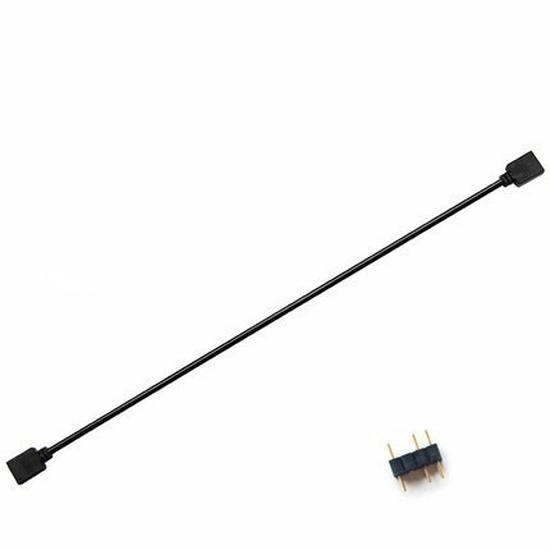 12V RGB 4-контактный к 5 удлинителям и 5V ARGB 3-контактный к 3 разветвителям для синхронизации с материнской платой компьютера