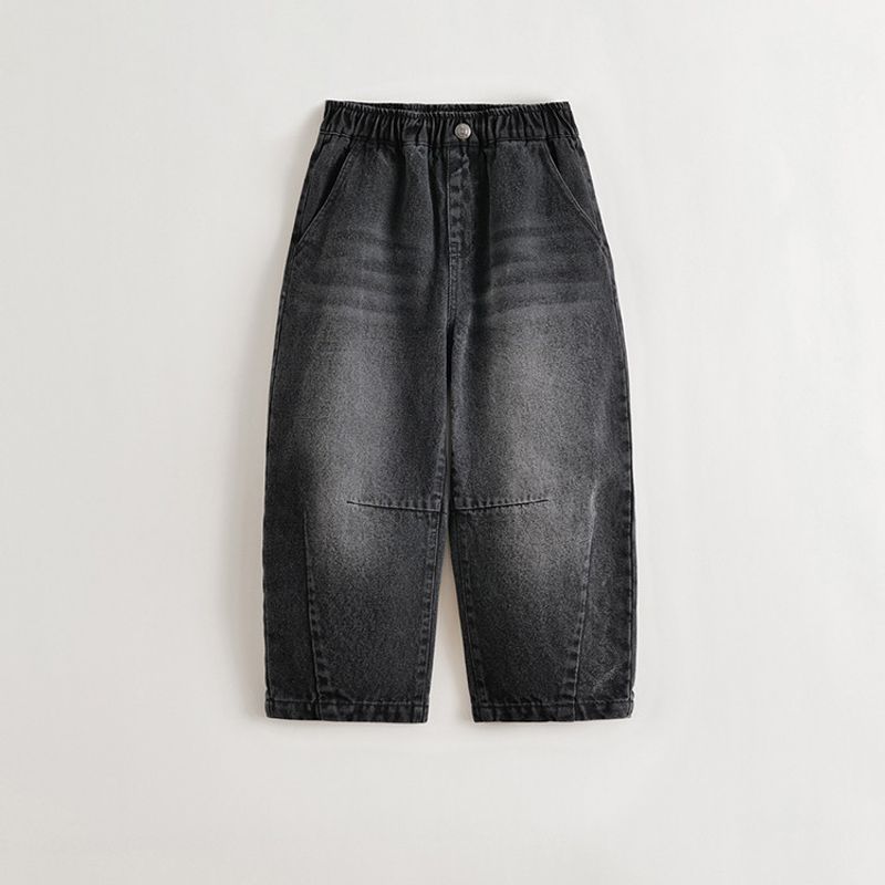 Mark Jenny Boys' Fashionable and Stylish Denim Balloon Pants Children's Pants 2026 Spring New Style 551282