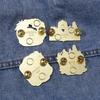 Sichuan Chengdu Cultural Tourism Scenic Spot Brooch Alloy Panda Badge Souvenir Peripheral For Wuhou Temple Du Fu Thatched Cottage