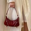 IELGY Silver Underarm Baguette Bag Fashion Commuter Shoulder Messenger Bag