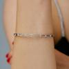 14K White Gold Show Love Infinity Bangle (M) Bracelet TBJK4W00300M-M